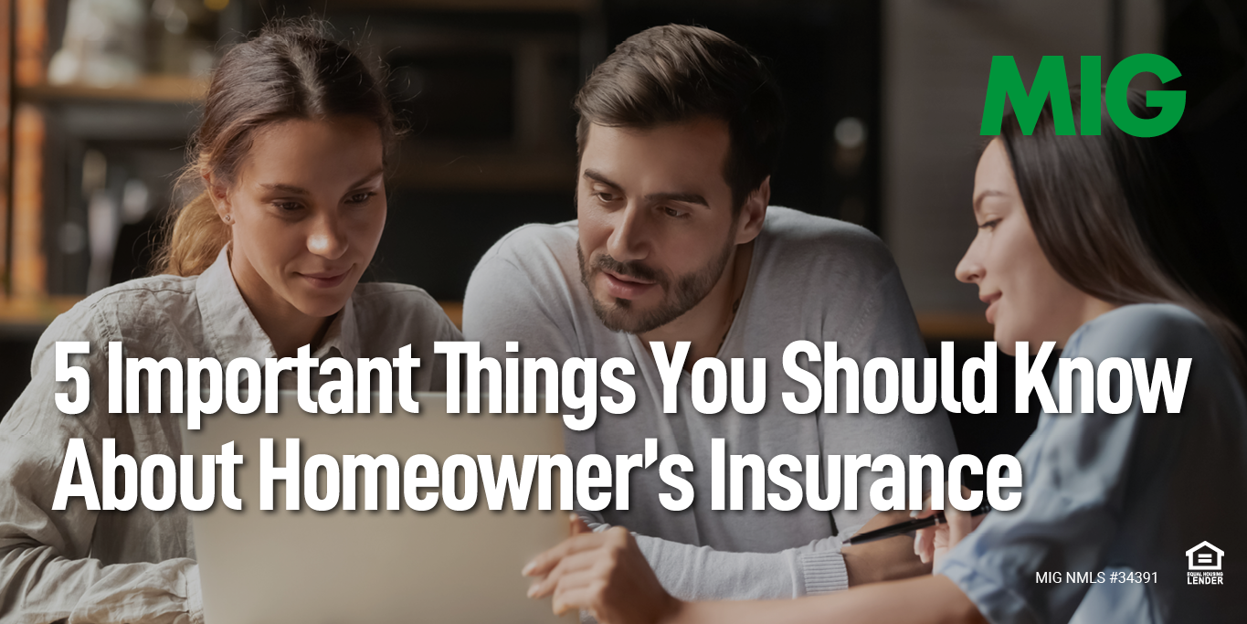 5 Important Things You Should Know About Homeowners Insurance