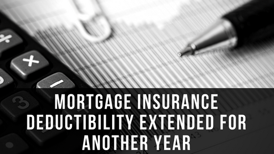 Mortgage Insurance Deductibility Extended for Another Year
