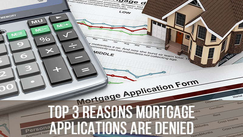 Top 3 Reasons Mortgage Applications are Denied