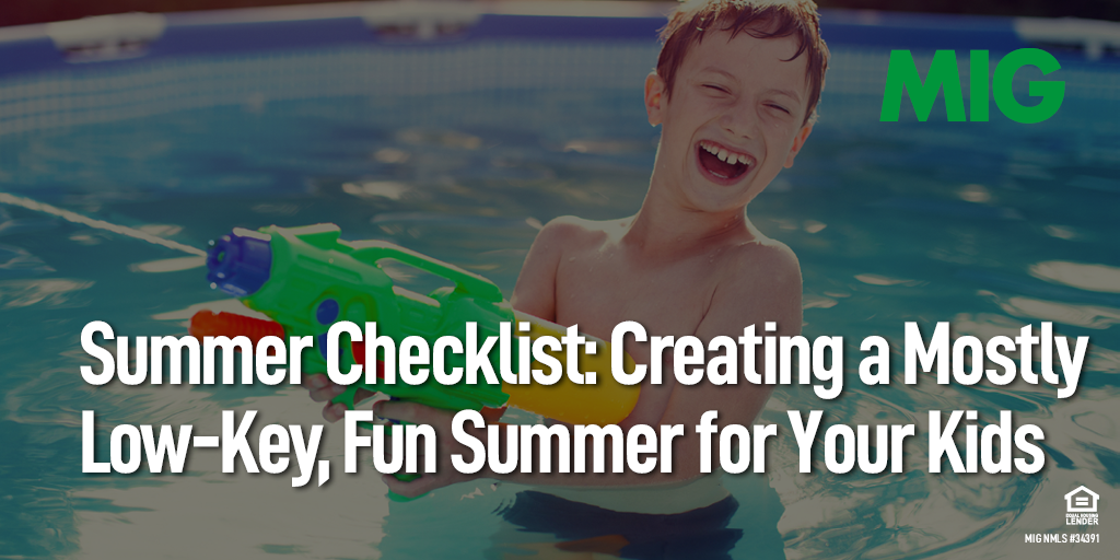 Summer Checklist: Creating a Mostly Low-Key, Fun Summer for Your Kids