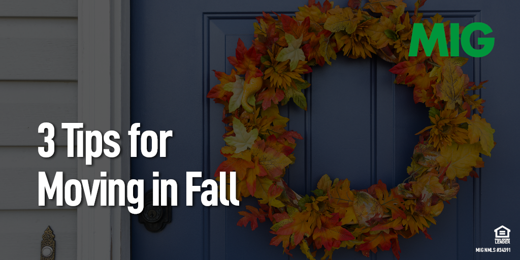 Tips for Moving in the Fall