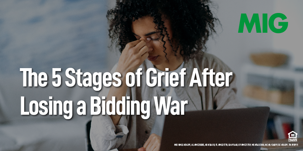 The 5 Stages of Grief After Losing a Bidding War - Mortgage