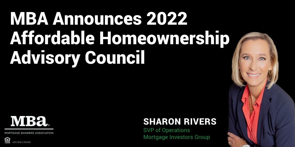 Sharon Rivers joins 2022 MBA Affordable Homeownership Advisory Council