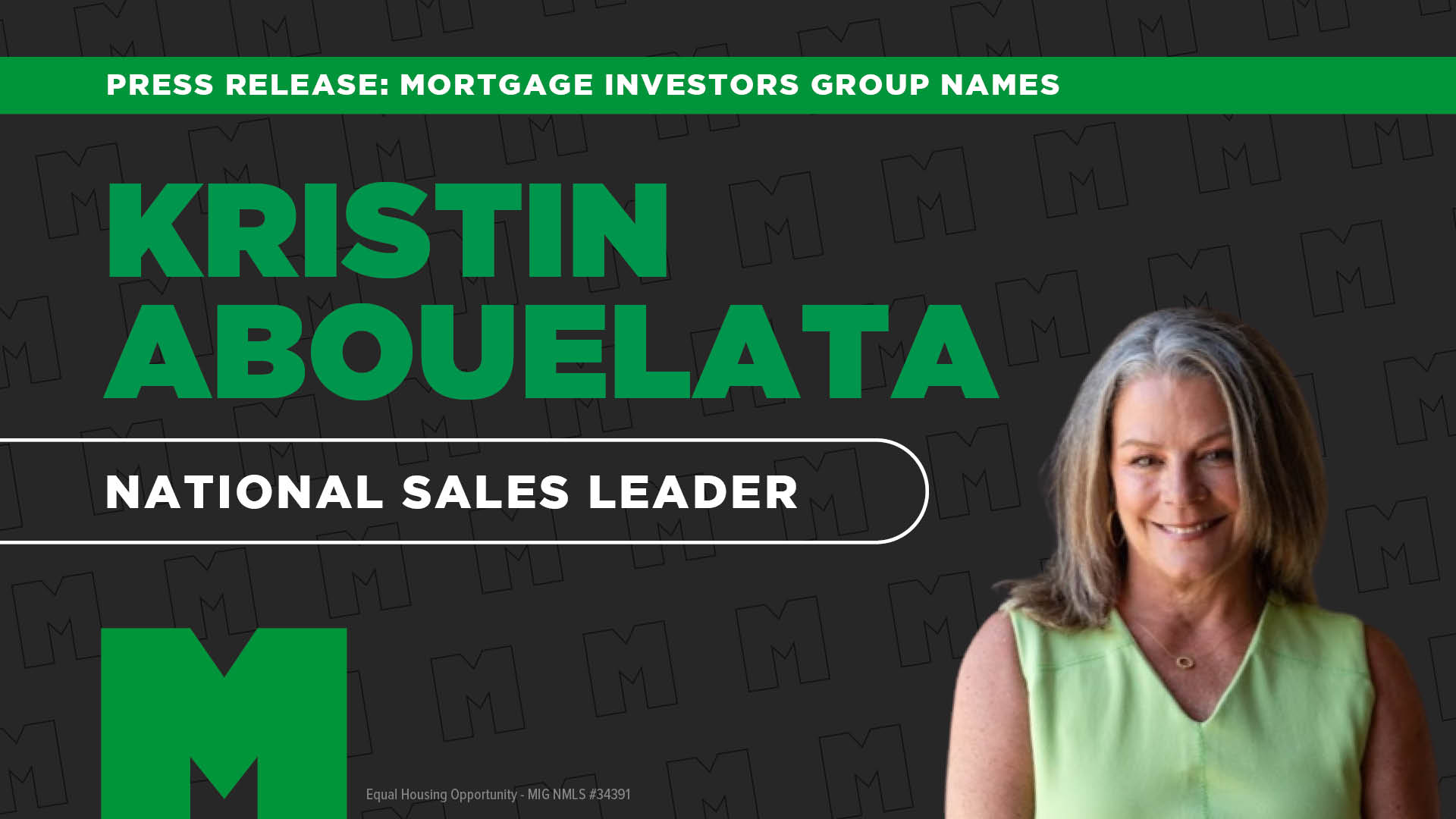 Mortgage Investors Group Names Kristin Abouelata as National Sales Leader